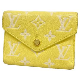 Portafoglio Louis Vuitton Tri-fold Giallo