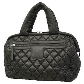 Bolso Tote Chanel Coco Cocoon de nylon Negro
