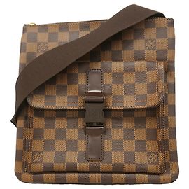 Sac à épaule Louis Vuitton Damier Pochette Melville Damier ebène