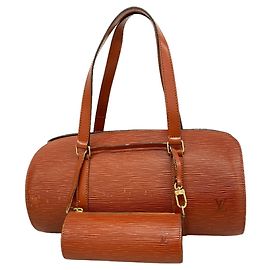Bolsa Louis Vuitton Epi Soufflot Marrom