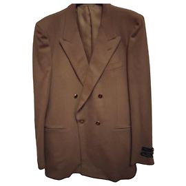 Giacca doppiopetto Loro Piana in lana marrone Marrone