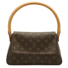 Louis Vuitton Mini Looping Shoulder Bag Brown