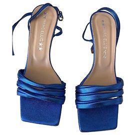 Autre Marque Marc Ellis Absatzsandalen in Elektroblau Blau