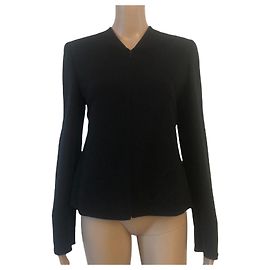 Valentino Black Short Zip-Up Jacket Black