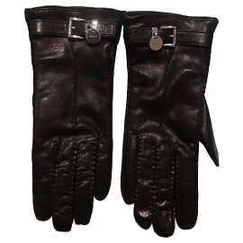 Luvas Prada em pele napa Preto