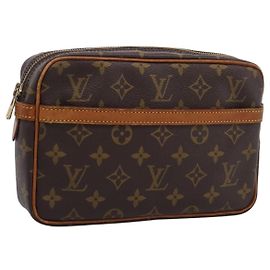 LOUIS VUITTON Monogram Compiegne 23 Clutch Bag M51847 LV Auth 205403 Monogramm