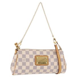 LOUIS VUITTON Damier Azur Eva Shoulder Bag 2way N55214 LV Auth 206436A Autre