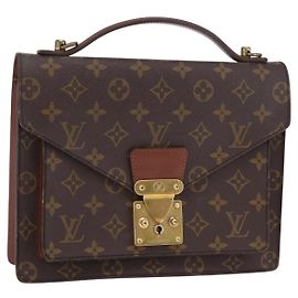 LOUIS VUITTON Monogram Monceau 26 Hand Bag M51187 LV Auth BA16196 Monograma