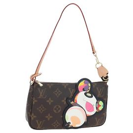 LOUIS VUITTON Panda LVxTM Pochette Accessoires Bag M13440 LV Auth BA15764SM Monogramme