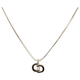 Christian Dior Halskette Metall Goldfarben Auth 206830 Andere