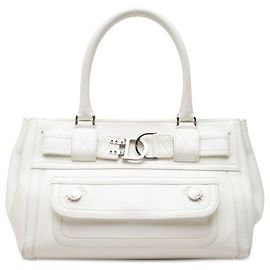 Borsa Flight Dior in vitello bianca Bianco