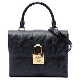 Bolso Locky BB Louis Vuitton en cuero Epi negro Negro