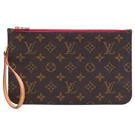 Bolsa Louis Vuitton Monogram Neverfull MM Castanha Marrom