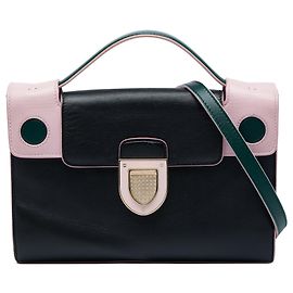 Sac à main Diorever Mini Tricolor Leather Top Handle Multi Dior Multicolore