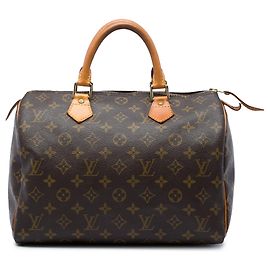 Louis Vuitton Monogram Speedy 30 Boston Tasche Braun Braun