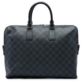 Louis Vuitton Damier Graphite Porte Documents Jour Business Tasche Schwarz Schwarz