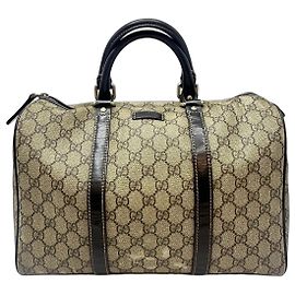 Gucci Joy Bolsa Boston Monograma Marrom Monograma