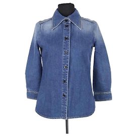 Camisa Chloé de algodón azul Azul