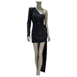Robe courte / Robe de soirée David Koma à sequins, asymétrique et froncée Sz.S d'occasion Autre