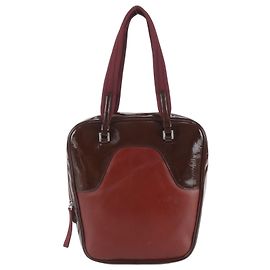 Saco Tote Prada em couro vermelho Vermelho Bordeaux