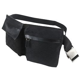 Borsa a tracolla 2-Way Gucci GG Canvas 018 1621 in pelle Nero