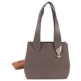 Sac cabas Loewe en cuir grisâtre Gris