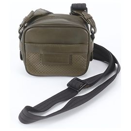 Bolsa de ombro em couro Bottega Veneta Caqui