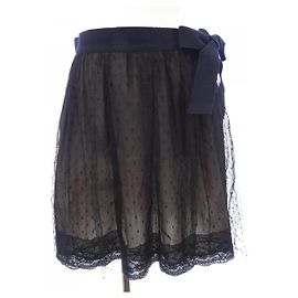 Gonna RED VALENTINO Nera Rosa Nero Rosa