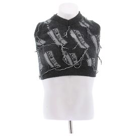 Acne Top sans manches gris Gris