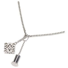 Loewe Personalisierte Anagram Halskette Silber