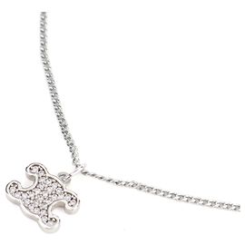 Céline Collier Triomphe Celine en strass argenté Argenté