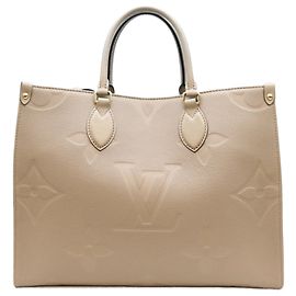 Louis Vuitton M45607 Empreinte Tourtrell OnTheGo MM Handbag Beige