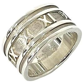 Autre Marque Anel Tiffany Vintage Atlas Prata