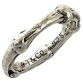 Autre Marque Anello Tiffany Vintage Bamboo Band Argento