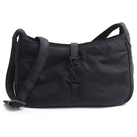 Autre Marque Saint Laurent Le 5A7 Schultertasche Schwarz