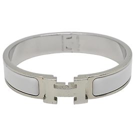 Hermès Bracciale Charm Hermes Click H PM da donna Bianco