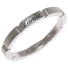 Anillo alianza Cartier en oro blanco 18K Otro