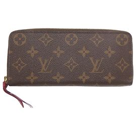 Louis Vuitton Portefeuille Clemence Long Wallet Fuschia