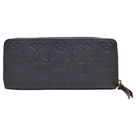 Louis Vuitton Portefeuille Clemence Long Wallet Rosso