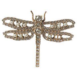 Christian Dior Ring mit Libellen-Motiv Golden