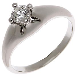 Bulgari Bvlgari Pt950 0.30ct Diamond Corona Women's Ring Other