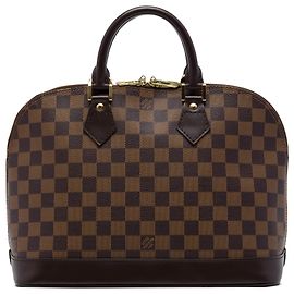 Louis Vuitton Brown Damier Ebene Alma PM Brown
