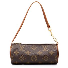 Pochette Papillon Monogram Marrone Louis Vuitton Marrone