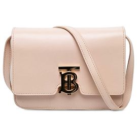 Burberry Borsa a tracolla TB Small in pelle di vitello liscia Rosa Rosa