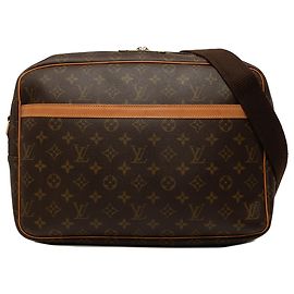 Louis Vuitton Brown Monogram Reporter GM Marron