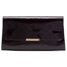 Louis Vuitton Purple Monogram Vernis Robertson Lila