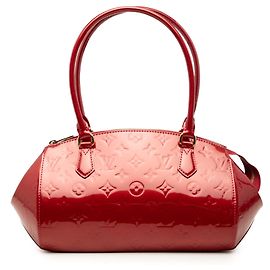 Louis Vuitton Red Monogram Vernis Sherwood PM Rosso