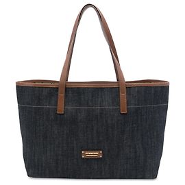 Burberry Blue Denim Tote Blue