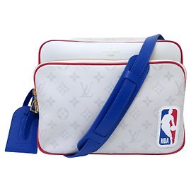 NEW LOUIS VUITTON X NBA NILE MESSENGER MONOGRAM ANTARCTICA M45583 BAG Grey