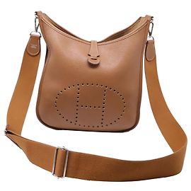 Hermès Evelyn III 29 em couro marrom Outro Impressão em python